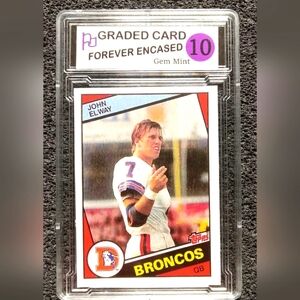 John Elway Denver Broncos HOF Football  Rookie Card Mint Condition